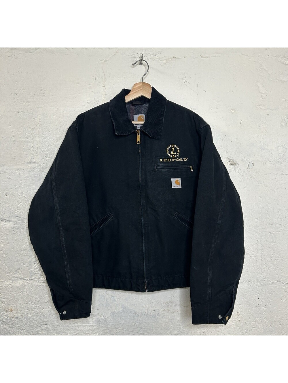 Vintage Carhartt Blanket-Lined Detroit Jacket “Black” Leupold J001 BLK